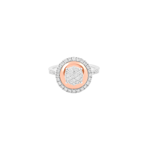 Halo Round Moon Ring