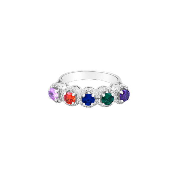 Multicolour Rainbow Ring