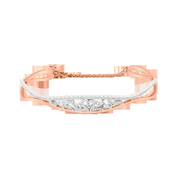 Unique Wave Design Bangle